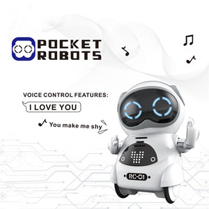 YS TOYS Juguete Robot Educativo de Bolsillo - Control por Voz, Baila, Habla, Electrónico, Musical, Funciona con Pilas <span class=keywords><strong>para</strong></span> Edades de 2 a 13 Años - Product Image 3