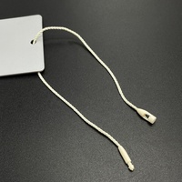 20cm Beige Nylon étiquette volante corde haute exportation Nylon vêtement accessoires bijoux vêtement et plastique étiquette volante
