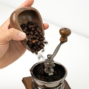 Gobelet doseur <span class=keywords><strong>à</strong></span> <span class=keywords><strong>café</strong></span> en bois de noyer vintage gravé sur mesure, plateau de mesure pour le <span class=keywords><strong>café</strong></span> et le thé, pour la maison, le bureau, le restaurant, le <span class=keywords><strong>café</strong></span> - Product Image 3