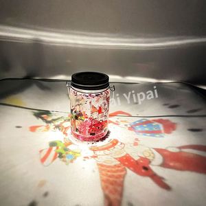 Globe à neige lumineux 9-en-1 de 11 oz pour sublimation, avec paillettes, pot Mason solaire, lumières décoratives pour la maison, les mariages et la ferme, avec deux couvercles - Product Image 2