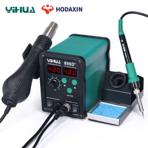 Station de soudage YIHUA 898D+ 2-en-1 750W avec pistolet à air chaud et fer à souder pour réparation de téléphones portables - Product Image 2