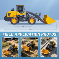 Hocheffizienter Radlader KL939L mit 76kW Motor, 1700kg Nennlast und 1,55m³ Schaufelkapazität für Ranch, Bau und Materiallager