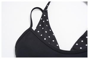 Janya Sexy Backless Halter Neck Color Block Sports <b>Bra</b> 2 in 1 <b>Open</b> Back Removable Pads Quick Dry Yoga Fitness <b>Bras</b> for Women - Product Image 4