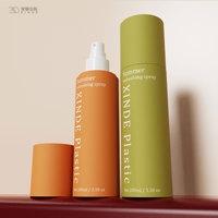 Vente en gros de flacons cosmétiques en plastique PET personnalisés de 100 ml et 150 ml, flacons de toner, flacons de spray fixateur, flacons de parfum, flacons de brume corporelle, emballages