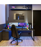 Lumière d'ambiance RGB pour ordinateur, décoration de bureau, petite veilleuse pour bar et fête, lot de 2