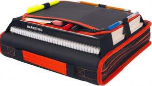 Free Sample BSCI Long-lasting <b>3</b>-Inch <b>3</b>-<b>Ring</b> Zipper <b>Binder</b> With 700 Sheets Capacity Zipper <b>Binder</b> for Middle School - Product Image 5