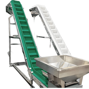 <strong>Inclined</strong> <strong>Belt</strong> <strong>Conveyor</strong> with Skirt Edge, Heavy Duty Edge-Guarded <strong>Conveyor</strong> for Mining Cement Plant - Product Image 2