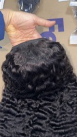 Pelucas de Cabello Humano Natural Vietnamita HD sin Pegamento, Rizado Birmano, con Encaje Frontal, Cabello con Cutícula Alineada, Peluca Frontal Completa 360, Media Peluca