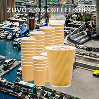 Gobelets en papier avec manchons et couvercles personnalisés pour café, gobelets à café jetables imprimés sur mesure avec couvercles, gobelets à expresso chauds
