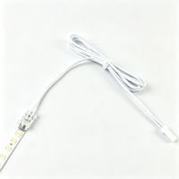 Câble connecteur Dupont sans soudure à 2 broches, clip transparent pour bande LED COB SMD 5 mm 8 mm, adaptateur de fil terminal basse tension