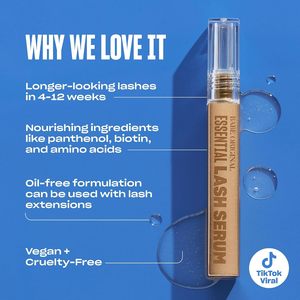 Sérum para Pestañas, Pestañas Más Largas y Voluminosas, Tratamiento Avanzado para Mejorar las Pestañas, Extensiones de Pestañas Naturales, Cejas, Squalane Vegano - Product Image 5