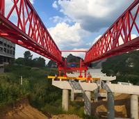 300t Truss Subway Pórtico de hormigón Puente ferroviario de alta velocidad Beam Launcher Grúa Equipo de montaje