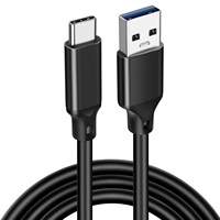 Popular Cable de 2m USB 3,0 a USB C 60W 10Gbps para teléfono inteligente