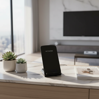 Produits promotionnels de qualité supérieure directement de l'usine, chargeur sans fil rapide pour téléphone portable et ordinateur de bureau, support de charge personnalisé avec logo, 10W 15W.
