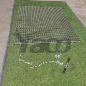 8 pies X 6 pies 6 pies X 6 pies 6 pies X3 pies Venta al por mayor Alfombrilla de arrastre de acero galvanizado para campo de béisbol - Product Image 2