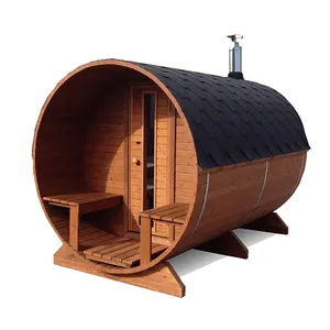 Persoon Gebruik Finska Wood Classic 4-8 Maatwerk Modern Massief Hout Nieuw Design Rood Cederhout Huis Sauna Kamer Luxe 1 Set