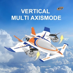 Nuovo aereo RC macchina pratica Mohr QIDI-570 ad ala fissa modello EPP schiuma motore Brushless luce a LED 8 cannoni 3 <span class=keywords><strong>assi</strong></span> - Product Image 5
