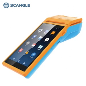 Scangle Portable <span class=keywords><strong>Android</strong></span> <span class=keywords><strong>Mobile</strong></span> Pos Terminal Với Đầu Đọc NFC/Máy In/4G - Product Image 1