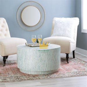 Mesa de Centro de Madera MOP Hecha a Mano, Diseño Moderno, Muebles para Sala de Estar, Decorativa para Uso en Interiores y Exteriores, Precio Bajo - Product Image 2