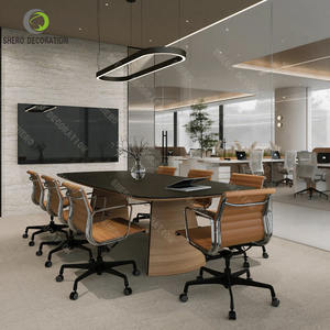 Wholesale Modern Office Furniture Workplace Executive Office Furniture Set Staff Workstation Conference <b>Desk</b> And Chairs Set - Product Image 4