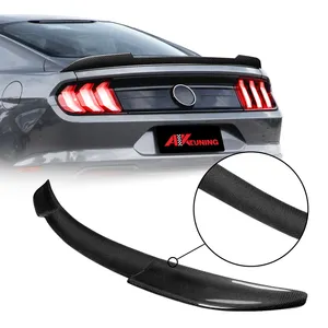 2015 2016 2017 2018 2019 for ford mustang 100% carbon fiber car accessories parts body rear bumper trunk boot gt wing spoilers