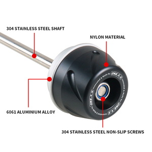 Para <span class=keywords><strong>BMW</strong></span> 2017-2023 accesorios de protección de rueda de motocicleta R <span class=keywords><strong>NineT</strong></span> Pure/Urban/<span class=keywords><strong>GS</strong></span>/G/S deslizadores de choque de horquilla de eje trasero delantero-Nuevo - Product Image 6