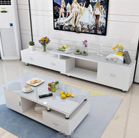 Table basse TV de luxe STG en MDF sculpté, rectangulaire, personnalisable, mobile et réglable, pour salon, villa, mobilier artistique