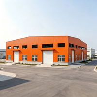 Structure en acier préfabriquée haute résistance sur mesure, entrepôt à grande portée, bâtiment à ossature métallique pour usine