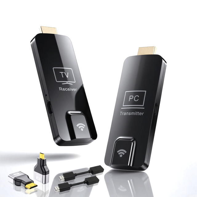 4K Wireless HDMI Extender Kit, 100M/328FT Range, 4K 1080P HDMI Wireless Transmitter and Receiver