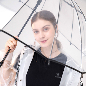 <span class=keywords><strong>Parapluie</strong></span> <span class=keywords><strong>transparent</strong></span> de haute qualité, petit, frais, renforcé, résistant au <span class=keywords><strong>vent</strong></span>, en tissu PVC épaissi, 16 baleines - Product Image 3