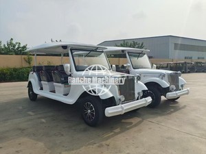 รถเที่ยวชมเมืองไฟฟ้าแบบคลาสสิก 8 ที่นั่ง ราคาประหยัด พร้อมแบตเตอรี่ตะกั่วกรด สีสั่งทำได้ ความเร็ว 60 กม./ชม. - Product Image 6