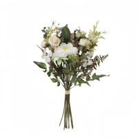 Set Rangkaian Bunga Peony Buatan untuk Dekorasi Pernikahan, Bunga Lorong, dan Centerpiece Meja