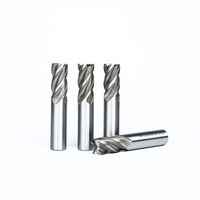 HRC 55 Fraise en carbure d'alliage pour acier 4 cannelures Fraise en carbure de tungstène avec revêtement Cnc Machine-outil Outils de coupe