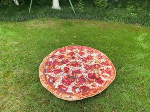 Manta de Franela de Punto Súper Suave para Bebés y Adultos, Diseño Inspirado en <span class=keywords><strong>Pizza</strong></span>, Tipo Burrito/Tortilla - Product Image 6