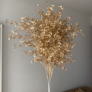 Lá Vàng Nhân Tạo Hoa Trang Trí Giáng Sinh Cành Vàng Lá Vàng - Product Image 2