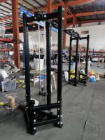 NO.40 Équipement de musculation professionnel de haute performance, rack de musculation multifonctionnel réglable avec système de croisement de câbles, personnalisable pour la musculation