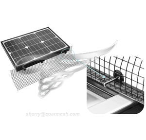 8 "X 100 'Bird Critter Guard Panel solar Malla de alambre Panel solar Control de plagas Protector efectivo Bird Blocker Critter Shield - Product Image 4