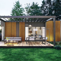 Rumah Mungil Prefab Modular dari Aluminium Alloy Mewah dari Cina dengan Dapur dan Kamar Mandi