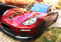 Lèvre de pare-chocs avant en Fiber de carbone garantie YL Trade pour Porsche Panamera 970.2 2014-2016 Kit de carrosserie à lèvre avant