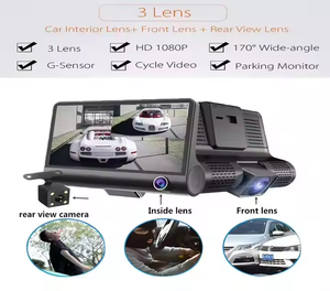 1080HD Night Vision Car DVR with English <strong>Voice</strong> Control 3 <strong>Camera</strong> Function Dash Cam Black Box for Vehicle <strong>Recording</strong> - Product Image 3