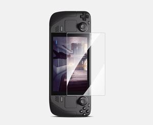 Protecteur d'écran en verre trempé pour lecteur de <span class=keywords><strong>jeu</strong></span> 0.33mm 2.5D 9H High Clear pour Steam Deck Oled - Product Image 3