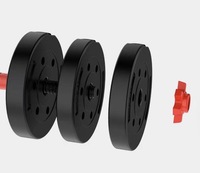 Mancuernas Ajustables de Cemento para Hombre, Equipo Deportivo Ecológico para Fitness con Barra de Pesas y Kettlebell