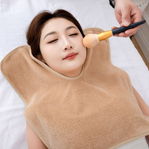 Taie d'oreiller en polaire corail douce et absorbante en forme de U pour salon de beauté, massage et soins de la peau - Product Image 6