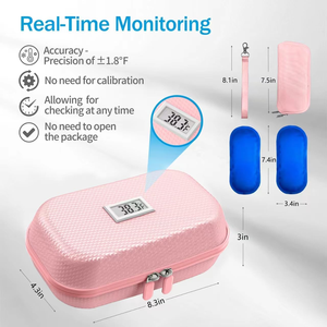 Bolsa enfriadora de insulina portátil Material <span class=keywords><strong>EVA</strong></span> Enfriador de pluma de insulina portátil con control de temperatura para el manejo de la diabetes - Product Image 5