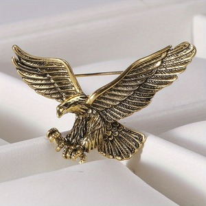 Broche Vintage Águia Voadora para Terno Masculino, Acessório de Moda, Alfinete de Pássaro, Presente para Festa - Product Image 1