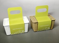 Boîte en pulpe moulée recyclée de haute qualité, écologique, emballage personnalisé, boîte cadeau pour les aliments des consommateurs