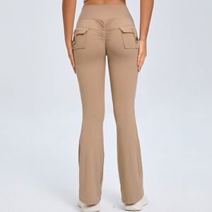 Soft High Waist Sports Yoga Pants Scrunch Peach Butt Workout Athletic Leggings Running Gym <strong>Tights</strong> - Product Image 2