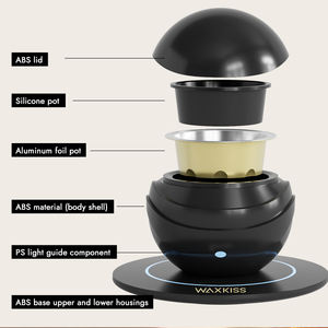 Calentador de Cera Depilatoria Portátil en Oferta con Alimentación USB, Fusión Rápida en 20-30 Minutos, Ideal para Áreas Pequeñas como Nariz, Orejas y Labios - Product Image 2