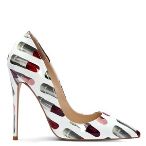 New Sexy Women Lipstick Dress <b>Shoes</b> Ladies Large Size 45 High Heel Pumps <b>Shoes</b> - Product Image 2