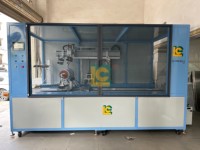 Nueva Máquina Automática de Serigrafía con Servomotor para Cubos de Cera, Tambores de Solvente y Cubetas de PP con Sistema de Curado UV LED